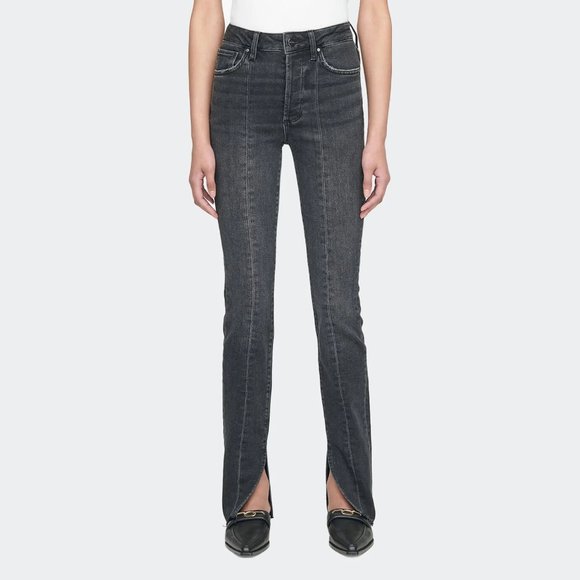 Anine Bing Heath Jean Vintage Black Grey Size 26 - Picture 1 of 16